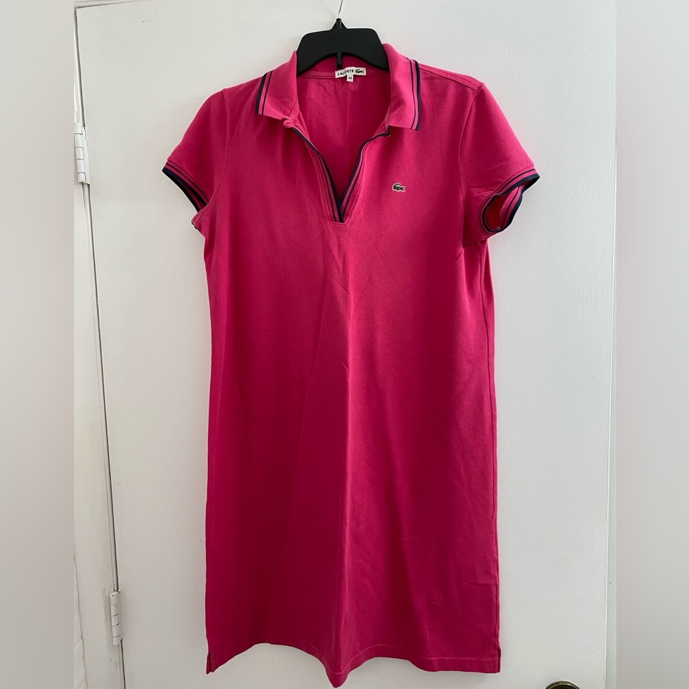 🐊Lacoste🐊 Women's Stretch Cotton Piqué Polo Dress
